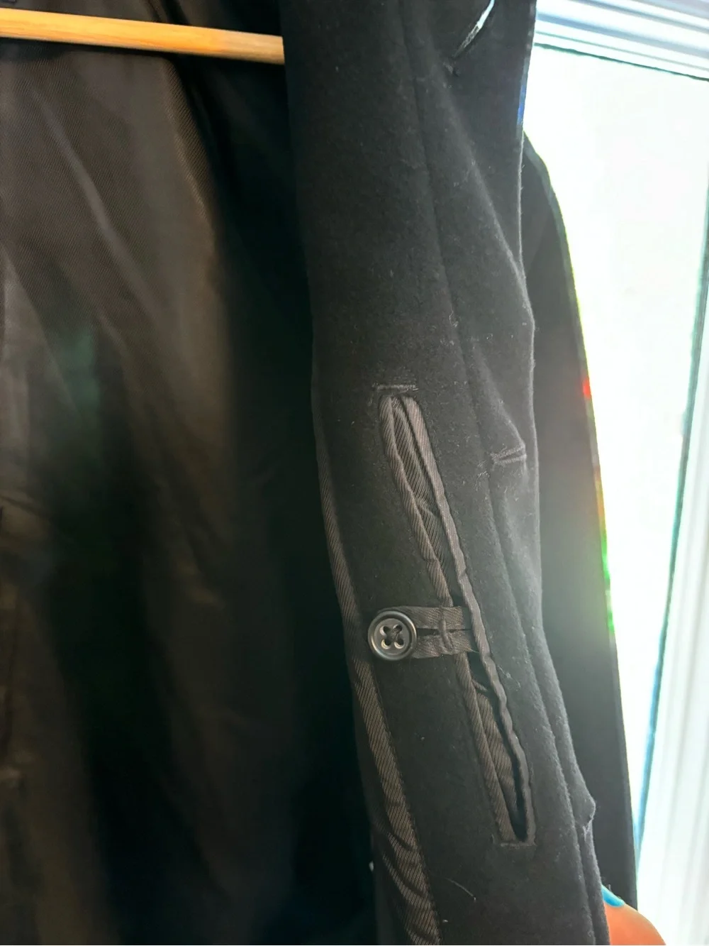 Banana Republic | Italian Wool-Cashmere Coat | M | Black